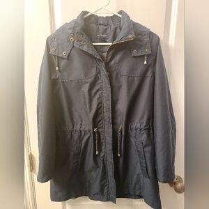 Women's Lands End Navy Blue Squall Jacket